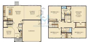 Townsend model in Greywall Club, Joliet, IL, built by Lennar