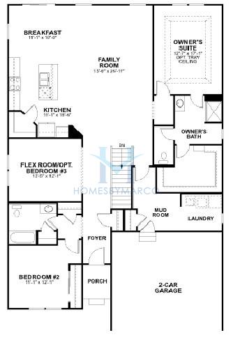 Bradley model in Becketts Landing, South Elgin, IL, built by M/I Homes