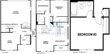 Talman model in Becketts Landing, South Elgin, IL, built by M/I Homes