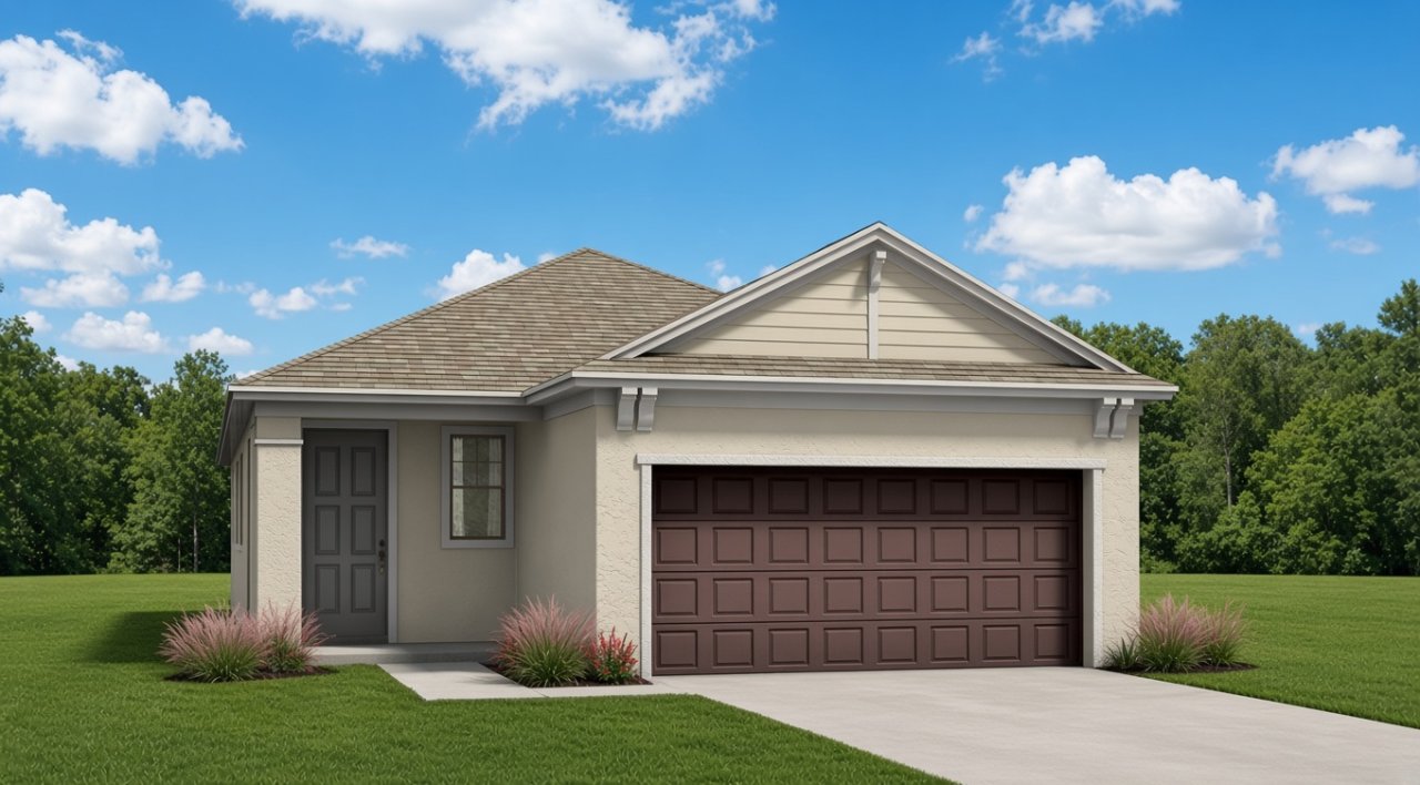 Anclote model in The Highlands, Hudson, FL, built by Pioneer Homes