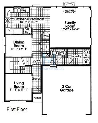 Photos of the Hampshire model in the Shepherds Crossing subdivision in Zion, IL