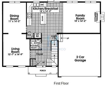 Photos of the Drysdale model in the Shepherds Crossing subdivision in Zion, IL