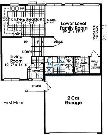Photos of the Galway model in the Shepherds Crossing subdivision in Zion, IL