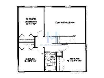 Meadows model in Country Place, Bartlett, IL, built by 