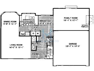 Photos of the Larkspur model in the Meadows subdivision in Hanover Park, IL