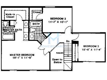 Larkspur model in Meadows, Hanover Park, IL, built by 