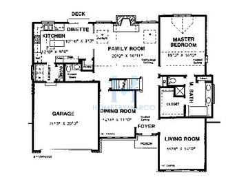Photos of the Fairfield model in the Charter Oaks subdivision in Bartlett, IL