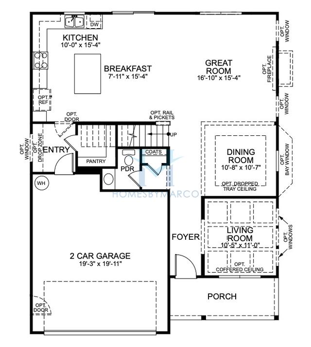 Photos of the Drexel model in the Winterlake subdivision in Gastonia, NC