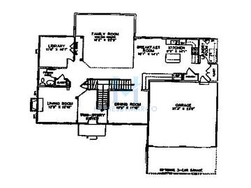 Photos of the Hampton model in the Ridings East subdivision in Bartlett, IL