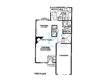 Photos of the Sunrise model in the Country Place subdivision in Bartlett, IL