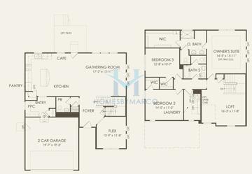 Newberry model in Bronk Farm, Plainfield, IL, built by Pulte Homes