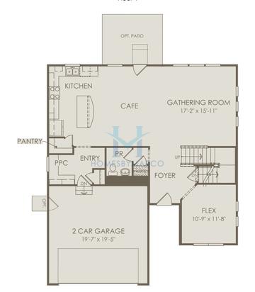 Newberry model in Gleneagles, Lemont, IL, built by Pulte Homes