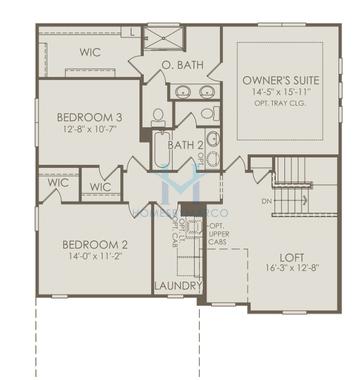 Newberry model in Gleneagles, Lemont, IL, built by Pulte Homes