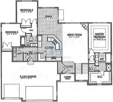 Photos of the Elway model in the Sunset Ridge Estates subdivision in Richmond, IL