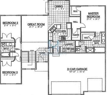 Photos of the Eisenhower model in the Sunset Ridge Estates subdivision in Richmond, IL