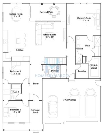 Adams model in Talamore, Huntley, IL, built by Lennar