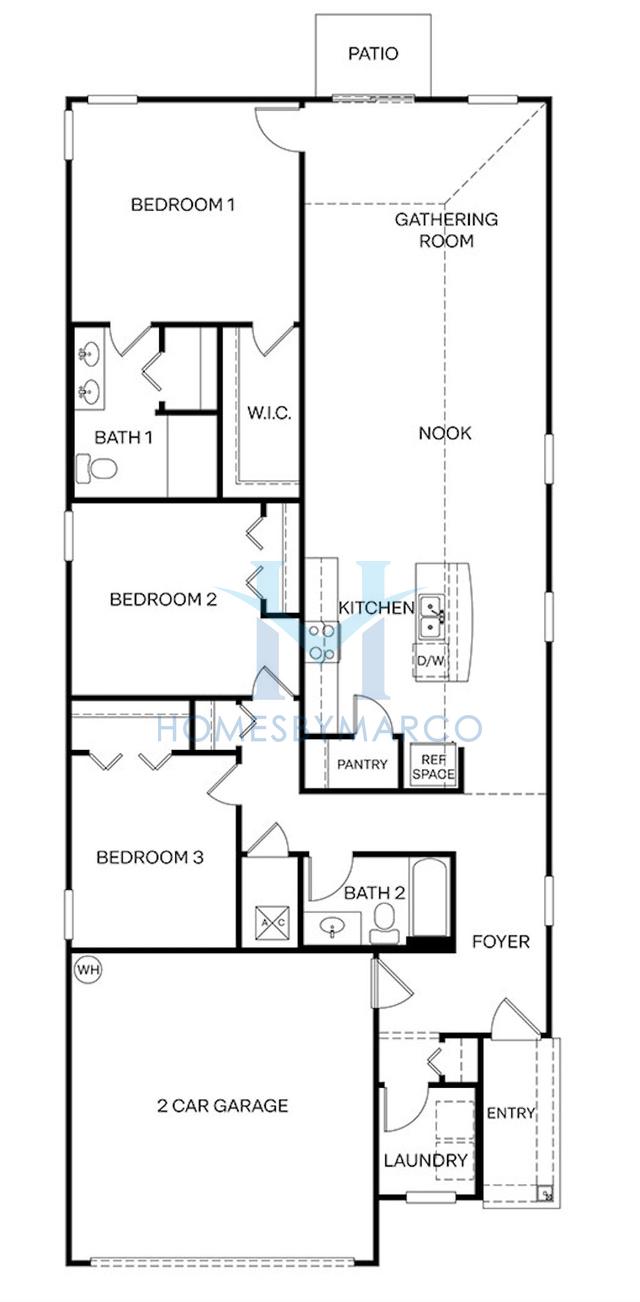 Photos of the Berkeley model in the Belle Terre subdivision in Palm Coast, FL