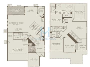 Park Place model in Kildeer Crossings, Kildeer, IL, built by Pulte Homes