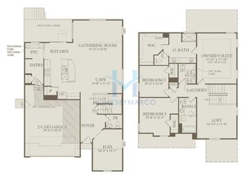 Fifth Avenue model in Kildeer Crossings, Kildeer, IL, built by Pulte Homes