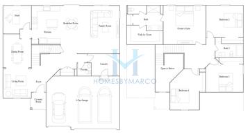 Galveston model in Hudson Pointe II, Oswego, IL, built by Lennar
