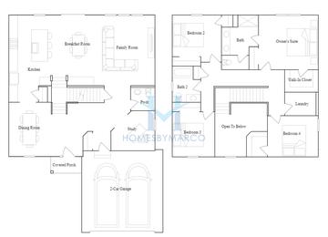 Brooklyn model in Hudson Pointe II, Oswego, IL, built by Lennar