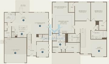 Photos of the Mercer model in the Naper Commons subdivision in Naperville, IL