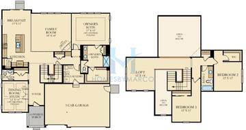 Photos of the Rivera model in the Woodlore Estates subdivision in Crystal Lake, IL