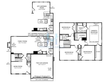 Photos of the Venice model in the Midlane Club subdivision in Wadsworth, IL