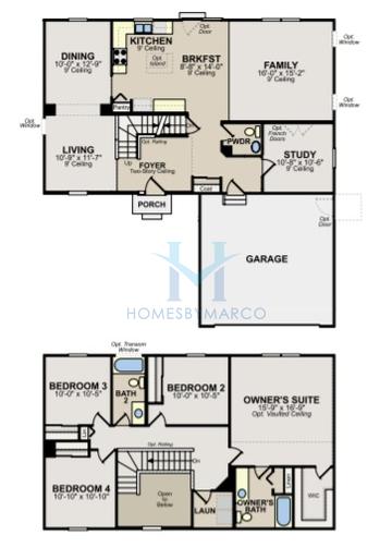 Victoria model in Windsor Ridge, Joliet, IL, built by CalAtlantic Homes