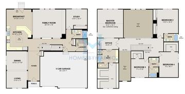 Photos of the New Haven model in the Bartlett Pointe subdivision in Bartlett, IL