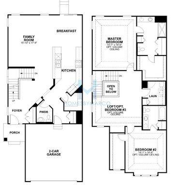 Photos of the Cortland model in the Sedgwick subdivision in Naperville, IL