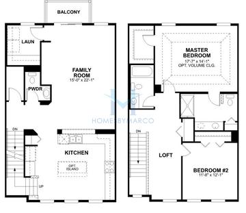 Photos of the Baker model in the Sedgwick subdivision in Naperville, IL