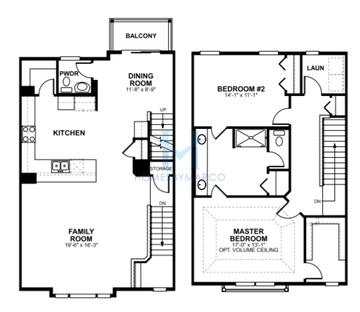 Aldine model in Sedgwick, Naperville, IL, built by M/I Homes