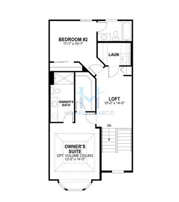 Clark model in Emerson Park, Naperville, IL, built by M/I Homes