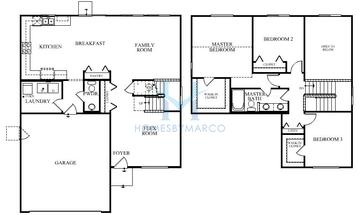 Photos of the Loran model in the Fall Creek subdivision in Joliet, IL