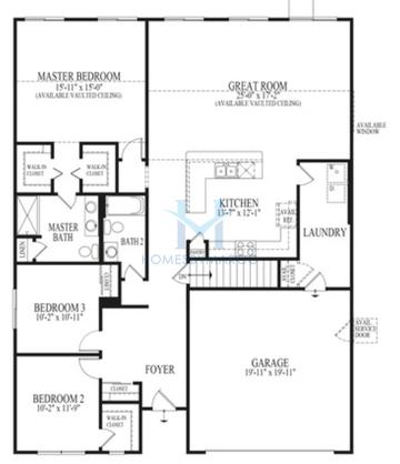 Summerlin model in Clublands Antioch, Antioch, IL, built by D.R. Horton