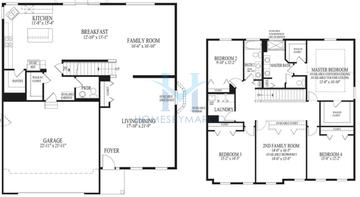 Stonecrest model in Cambridge Lakes, Pingree Grove, IL, built by D.R. Horton