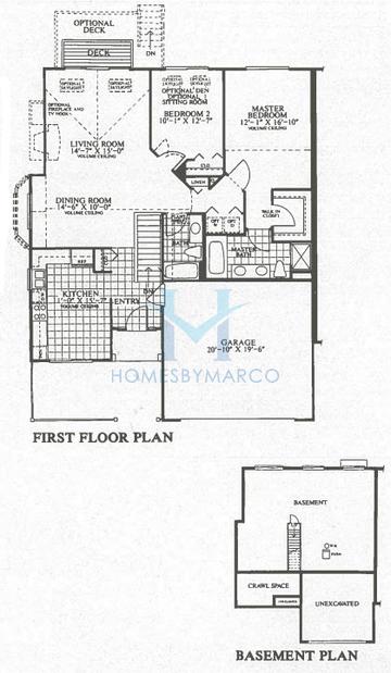 Photos of the Carrick model in the Cambridge at Midlane subdivision in Wadsworth, IL