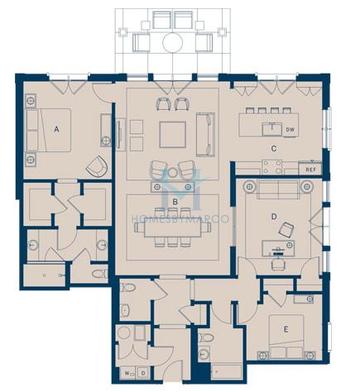 Photos of the 3C model in the Kelmscott Park subdivision in Lake Forest, IL
