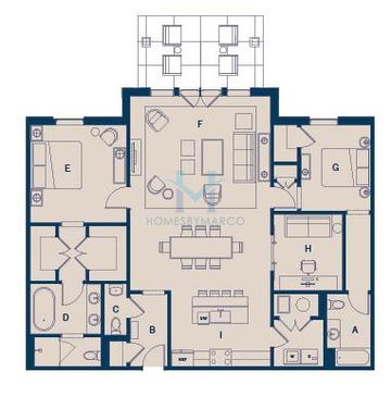 Photos of the 2B model in the Kelmscott Park subdivision in Lake Forest, IL