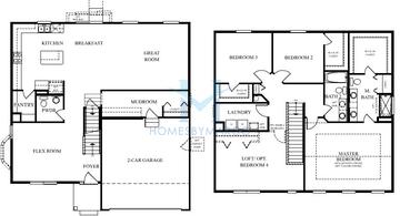 Photos of the Danbury model in the Vista Ridge subdivision in Gurnee, IL
