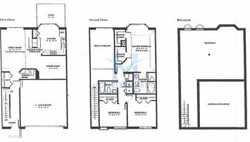 Photos of the Bedford model in the Town Place subdivision in Buffalo Grove, IL