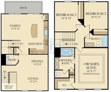Dunmore model in Prairie Pointe, South Elgin, IL, built by CalAtlantic Homes