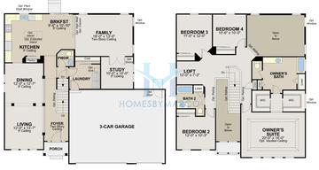 Photos of the Forestview model in the Devonshire Woods subdivision in Hoffman Estates, IL