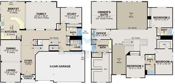 Photos of the Nottingham model in the Devonshire Woods subdivision in Hoffman Estates, IL