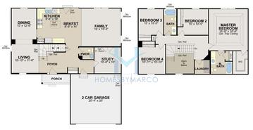 Photos of the Ashford model in the Bartlett Pointe subdivision in Bartlett, IL
