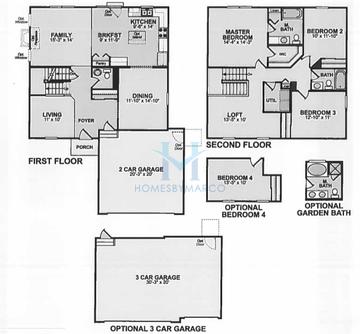 Bartlett model in Apple Creek Estates, Woodstock, IL, built by CalAtlantic Homes