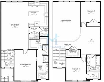 Photos of the B model in the Taylor Junction subdivision in Deerfield, IL