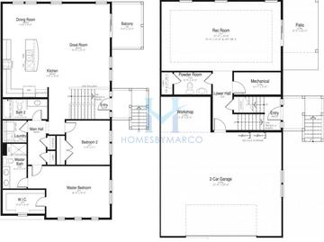 Photos of the A model in the Taylor Junction subdivision in Deerfield, IL