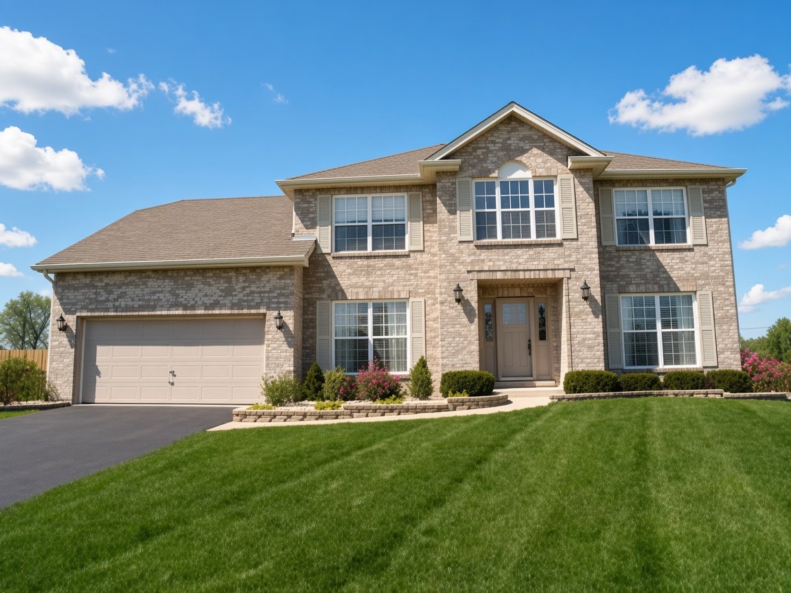 Georgian model in Eagle Chase, Plainfield, IL, built by Krughoff Home Builders